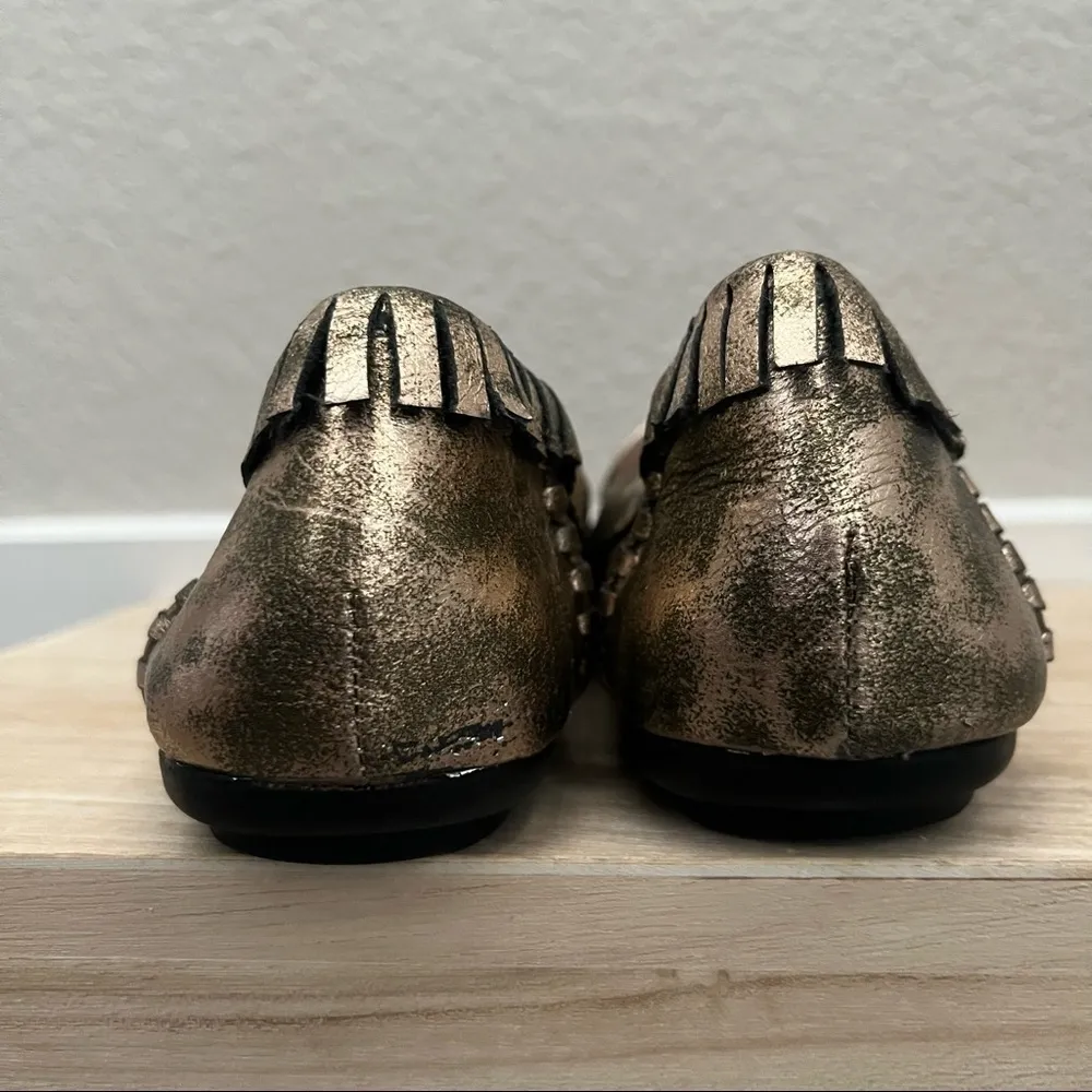 House of Harlow 1960 Marion Beaded Moccasin Flats 6.5 - Image 9