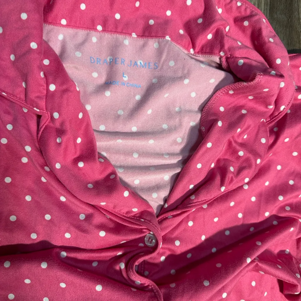 Draper James Pink Polka Dot Pajama Set - Image 11