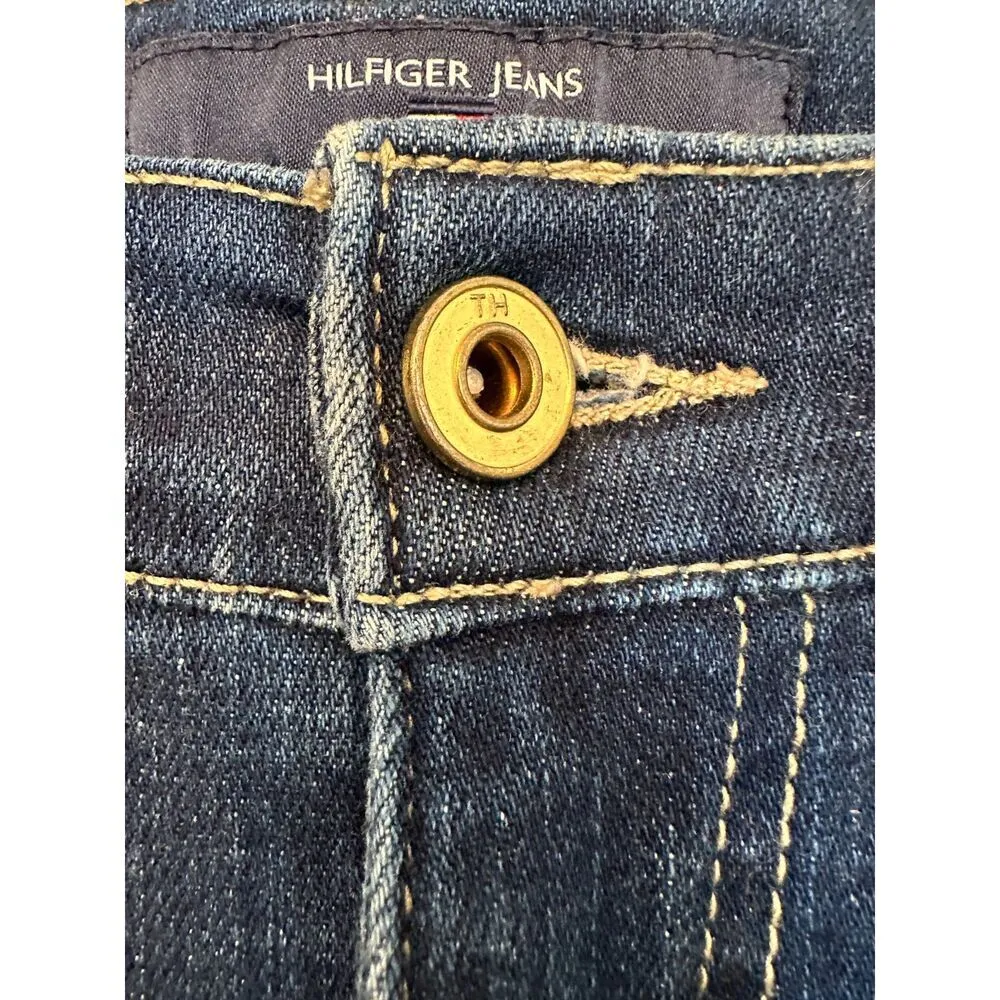 Red White and Blue CLASSIC Tommy Hilfiger Tribeca Skinny Jeans Size 4 - Image 7