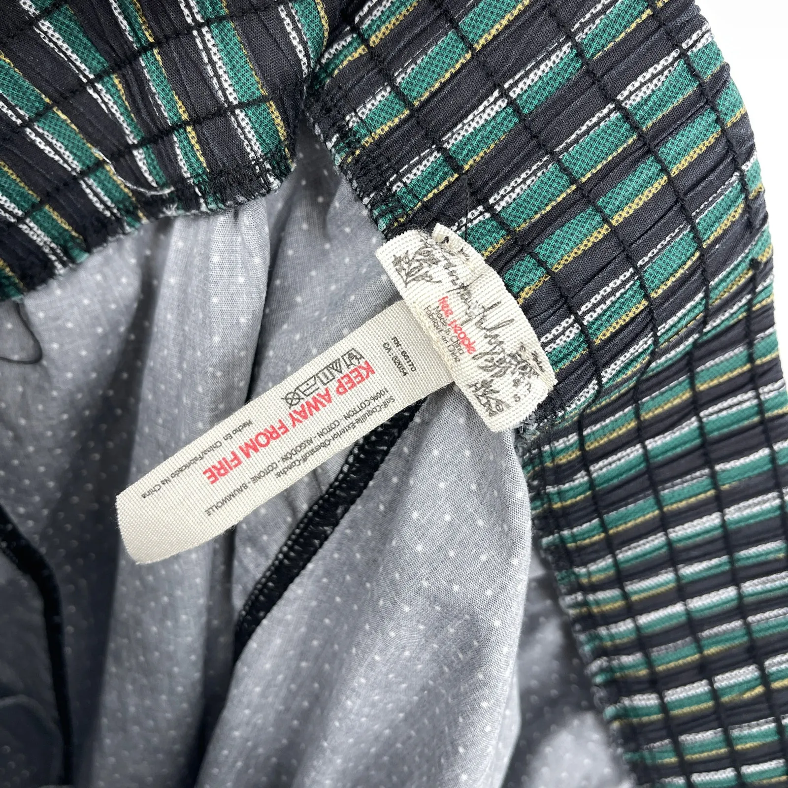 Free People Milk & Cookies Pants Pajama Pants Small Lounge Boho Cozy Apres Ski - Image 7