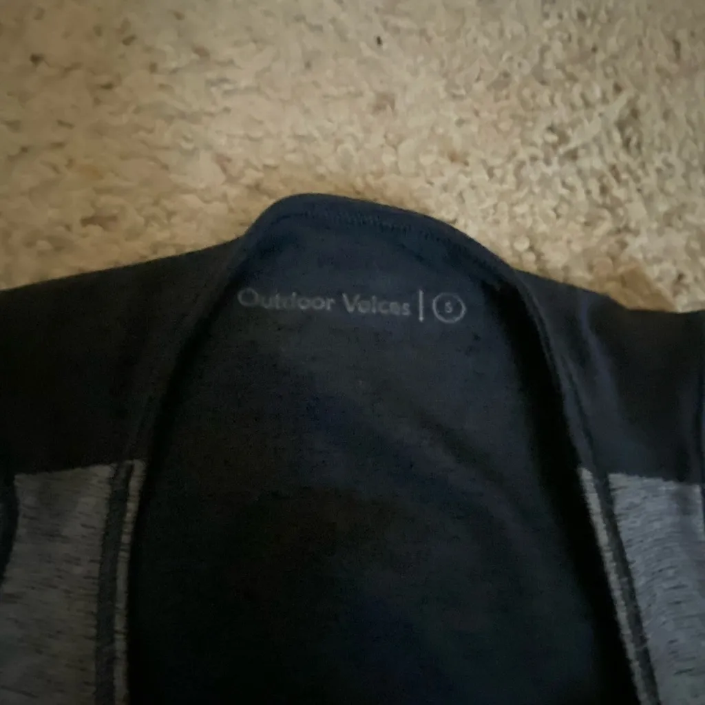 Outdoor Voices Womens Athletic Sports Top Bra S Small Navy Black Gray Bust 30 32 - Image 4