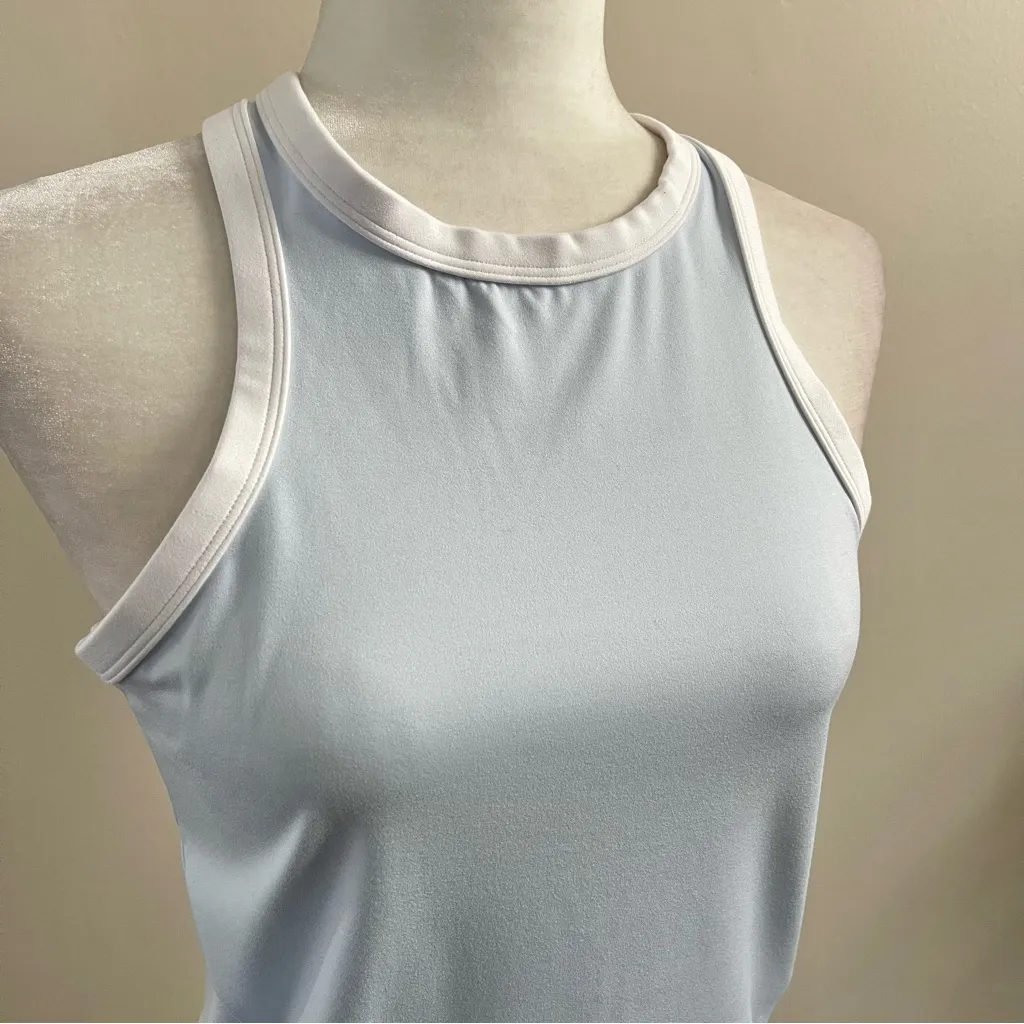 All In Motion High Neck Athletic Tank Top (Light Blue) - medium - Image 5