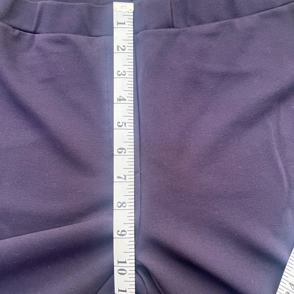 Max Mara leisure navy blue‎ wide leg pants size medium - Image 6