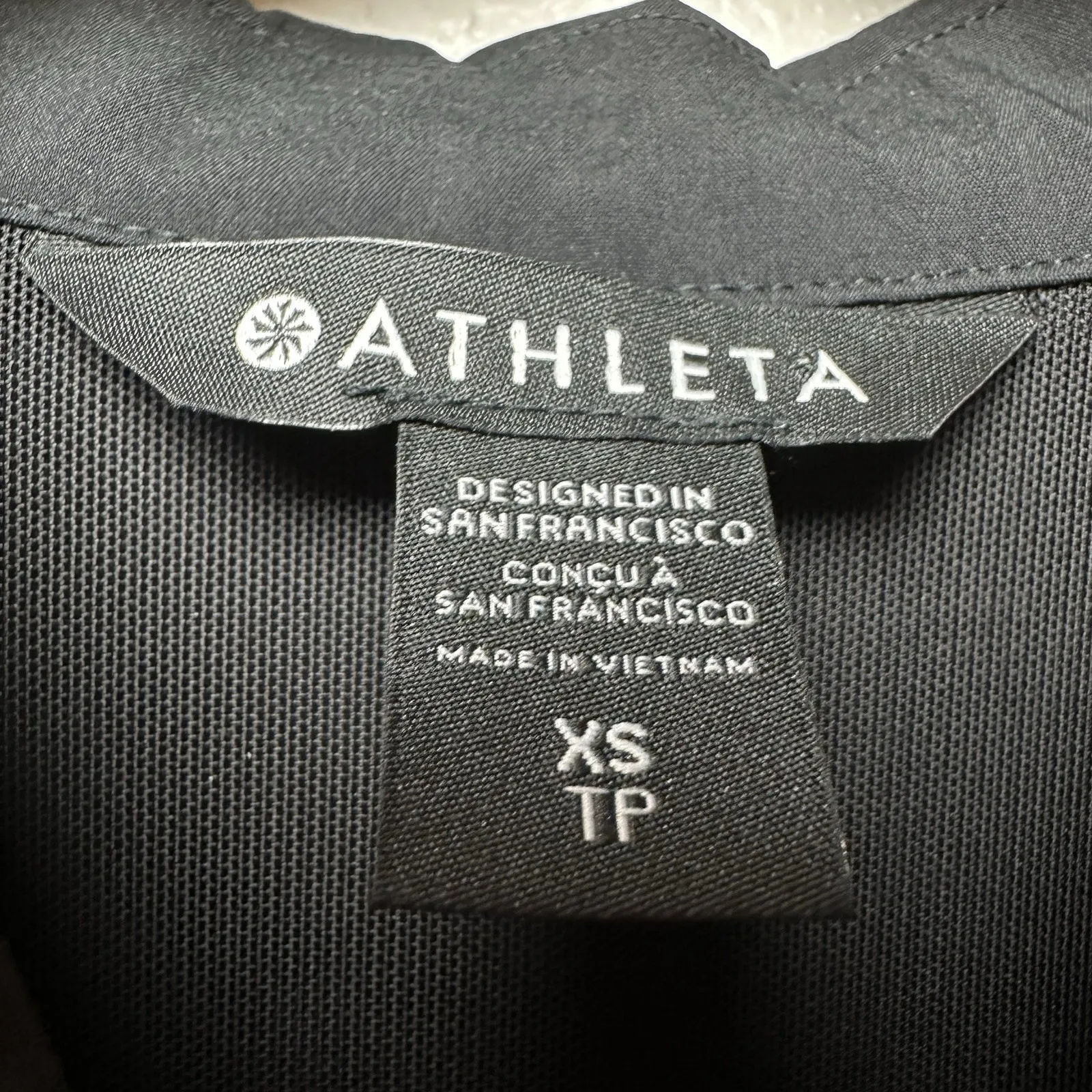 Athleta Topspin Dress Womens Black Size XS Travel Tennis Golf Casual Athleisure - Image 9