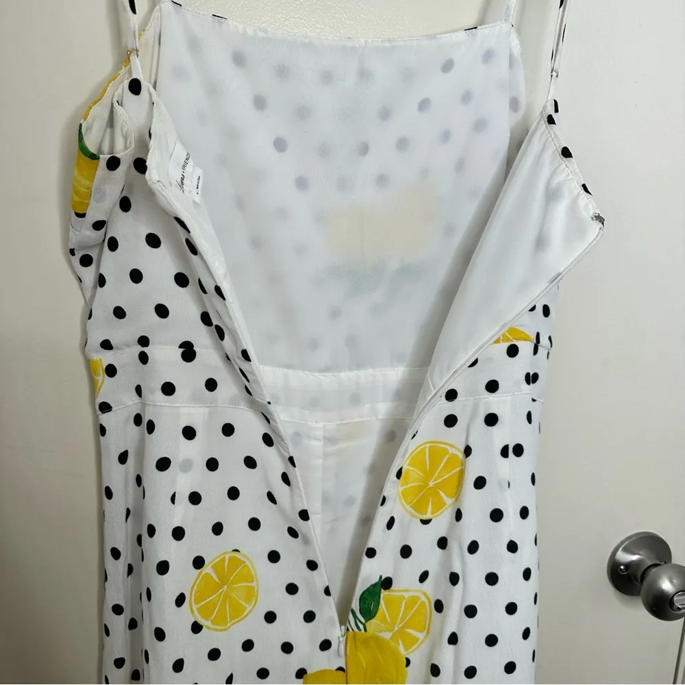 Lovers + Friends James Romper in Lemon Polkadot - Image 10