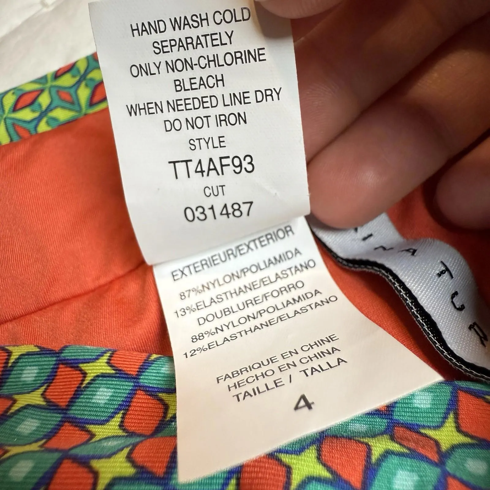 Trina Turk Zanzibar Banded Bikini Bottom Sz 4 NWT $76 Multi Color Boho - Image 7