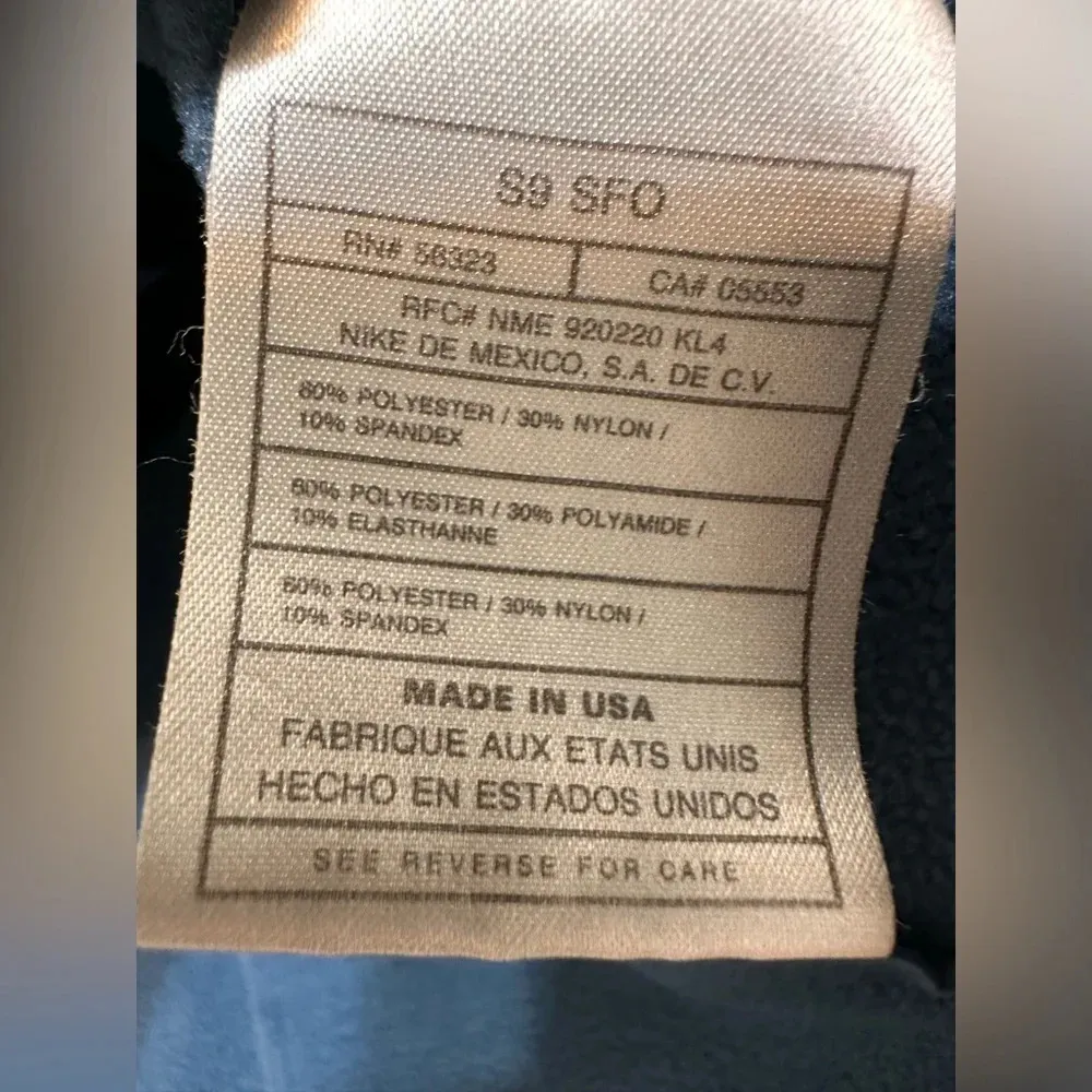 Vintage Nike ACG Thermal Layer 2 Polartec Full Zip Jacket Blue Black Size M - Image 6