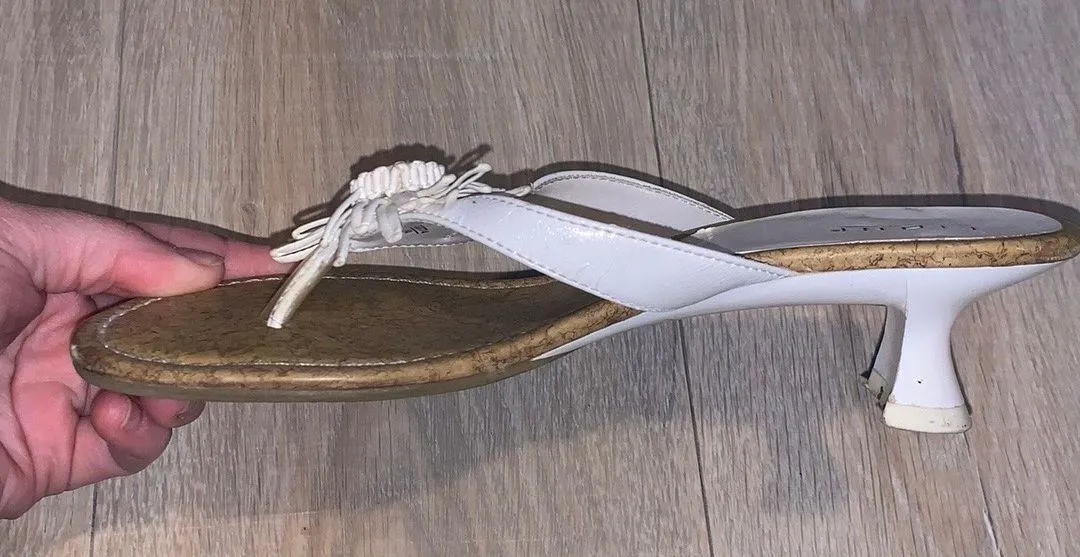 White Flower Summer Heels - Image 5