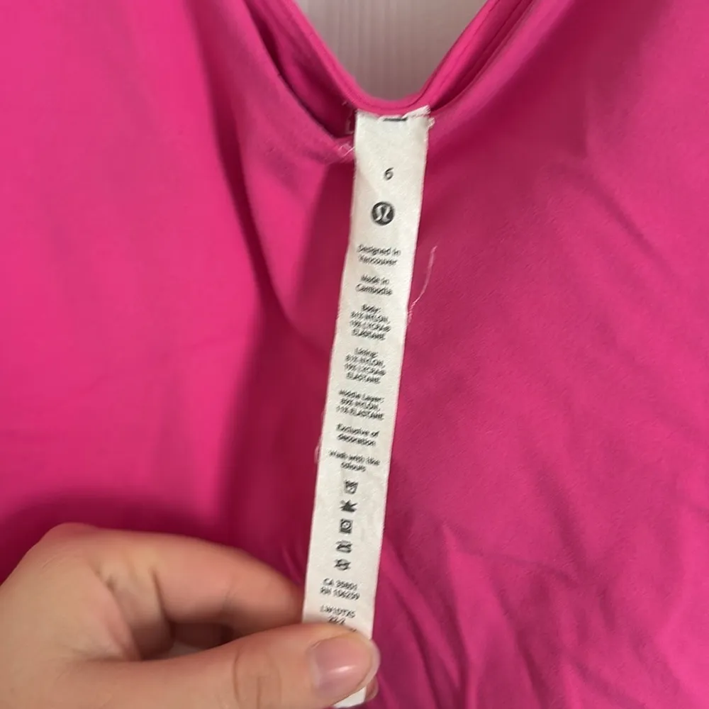 Lululemon Align™ Waist-Length Tank Top Size 6 Pink - Image 4