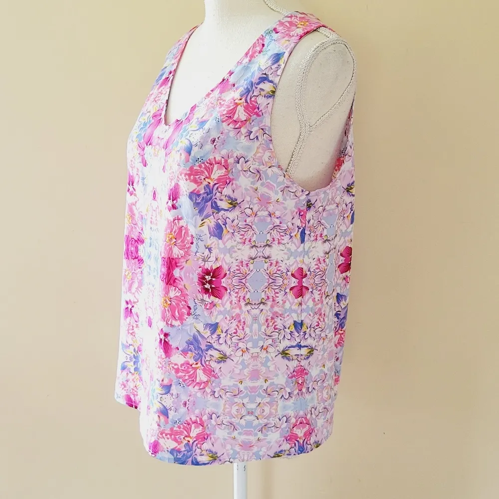 Paraphrase colorful floral blouse size small - Image 3