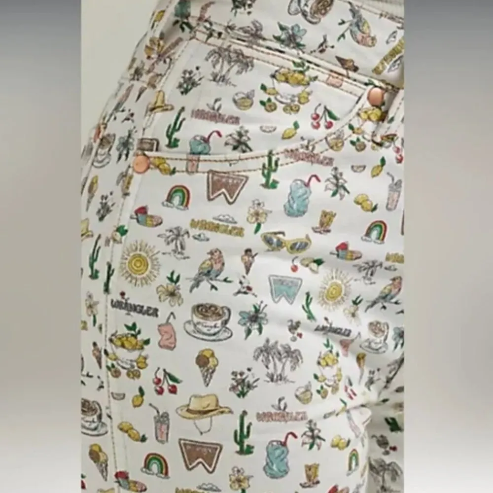 NWT Wrangler Life's Lemons High Rise Kick Flare Wrocks 672 Jeans - Image 4