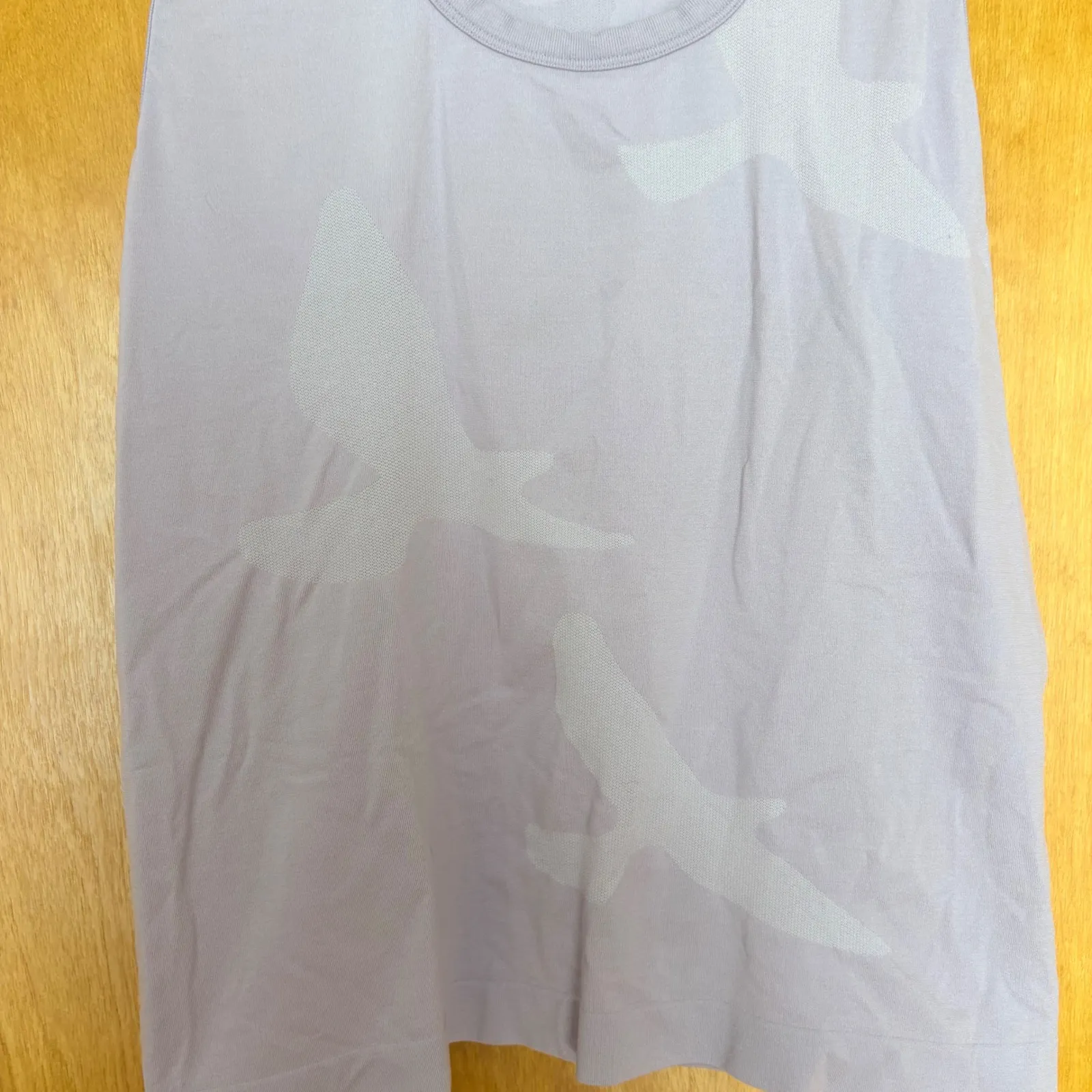 Oiselle Lilac Bird Print Fly Athletic Tank Top Women's Size Small - Image 3