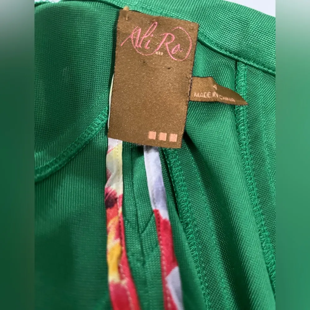 Ali Ro Emerald Green Button Sise Zip Bodycon St. Patrick’s Day Size 4 - Image 7