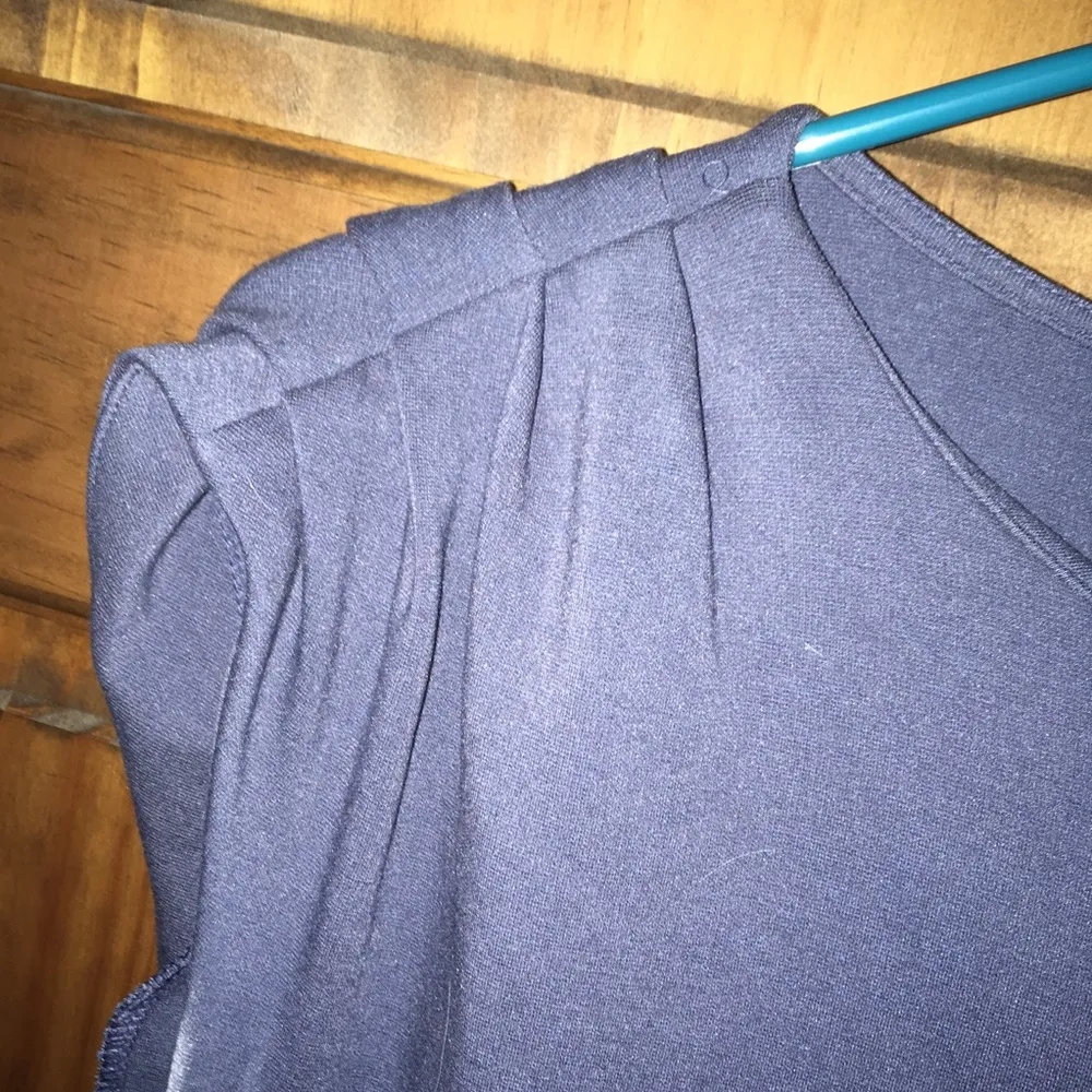 Banana Republic purple gray pleated dress! - Image 4