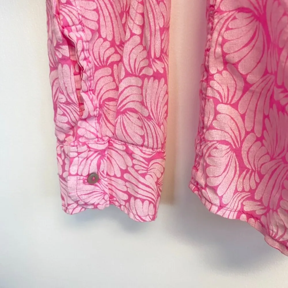 Fresh Produce  Pink Cotton Button Down Top - Image 8