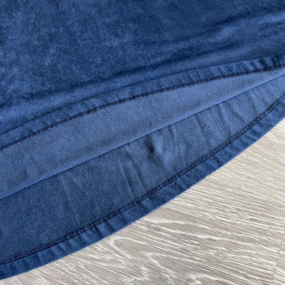 Le Lis Skirt Womens Medium Blue Elastic Waist - Image 9