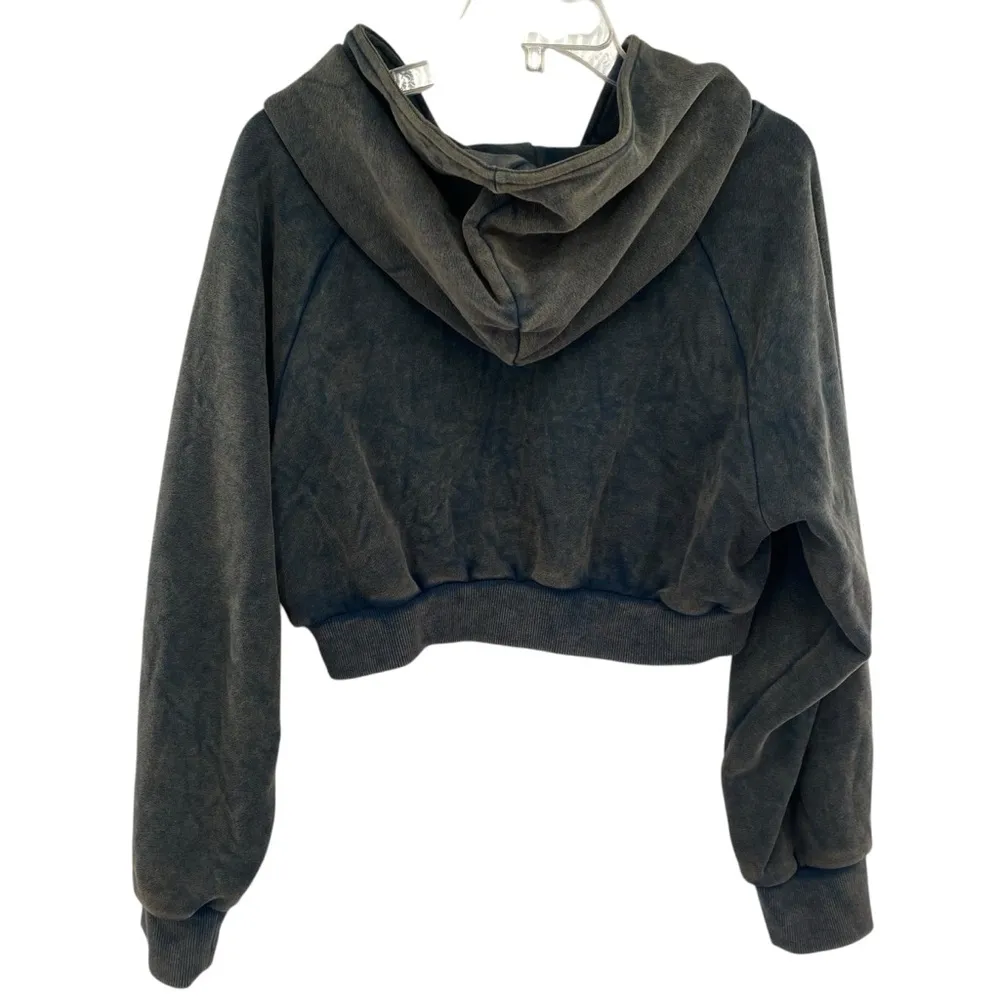 Sorella Cropped Zip Up Hooded Jacket - Image 2