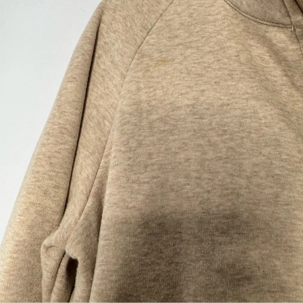 UGG Cream Zip-Up Jacket with Drawstring Waist Size Medium - Image 5