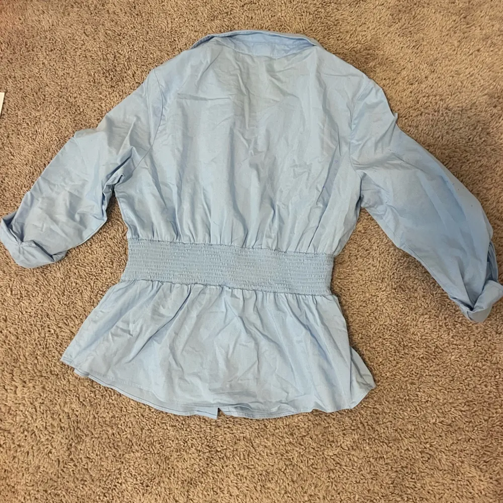 Saks Fifth Avenue Sky Blue Shirt - Image 4