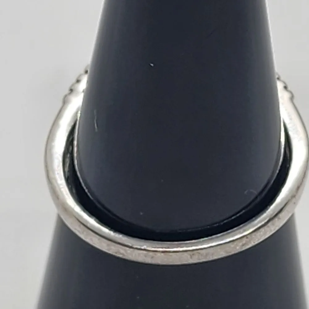 RJ Graziano Sterling Silver, Ruby, & Clear Crystal Ring (8) Red - Image 5