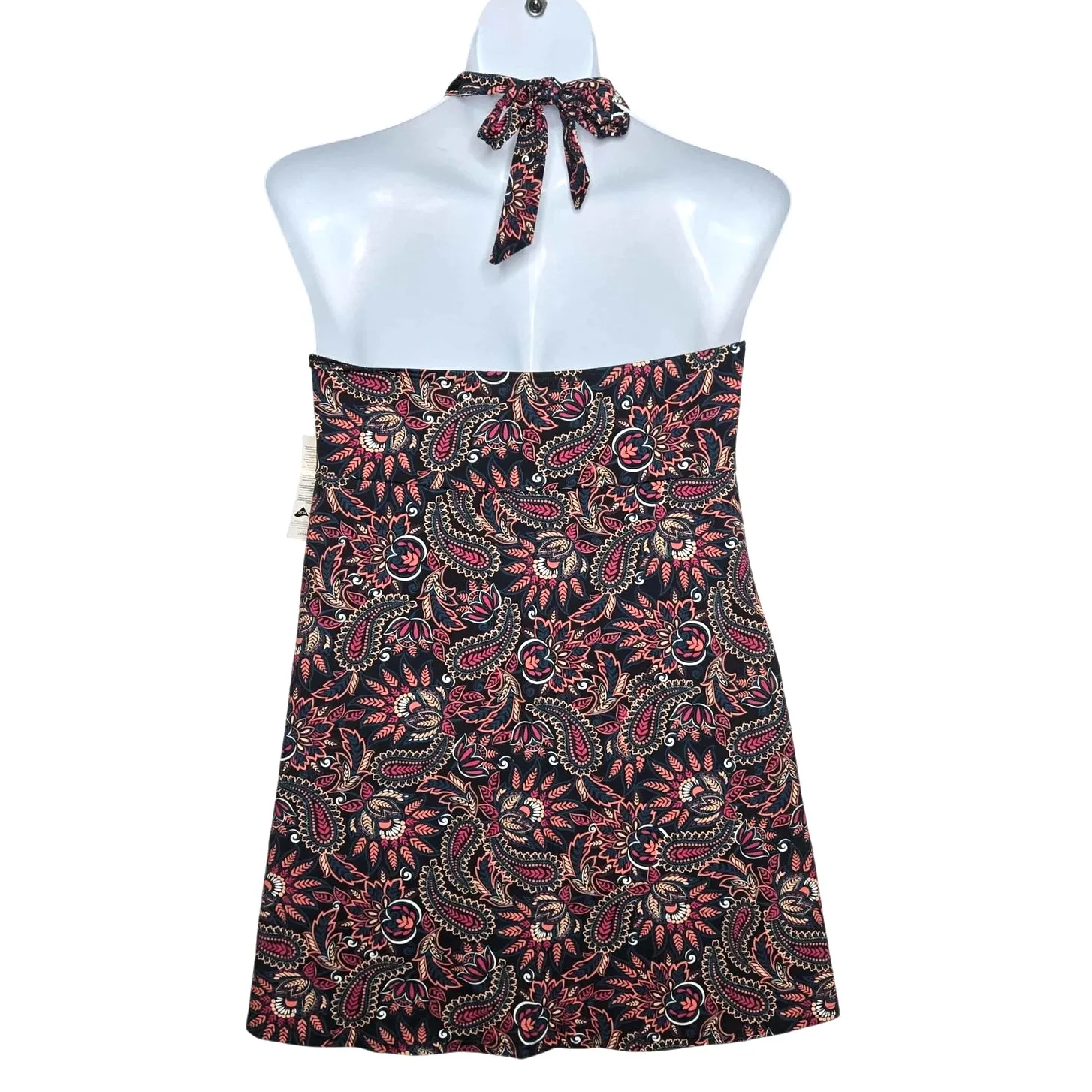 Land's End Women's Square Neck Halter Swim Dress One Piece Swimsuit Size L NWT - Image 2