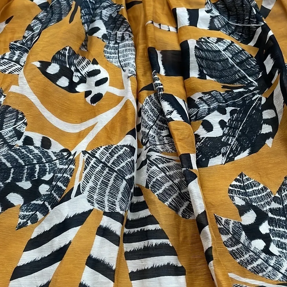 Thakoon Jungle Cat Open Back Mini Dress Sz 2 Black - Image 4