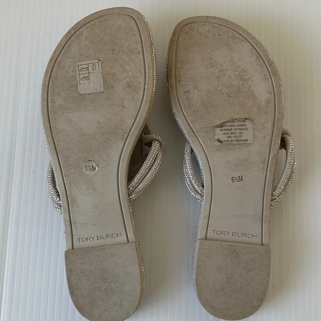 Tory Burch Miller Pave Knotted Sandals Dark Clay, 6.5 - Image 14