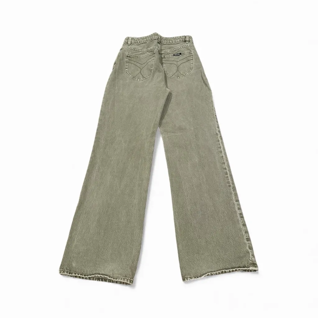 Rolla’s Heidi Fern Green High Rise Loose Baggy Straight pants 27 - Image 5