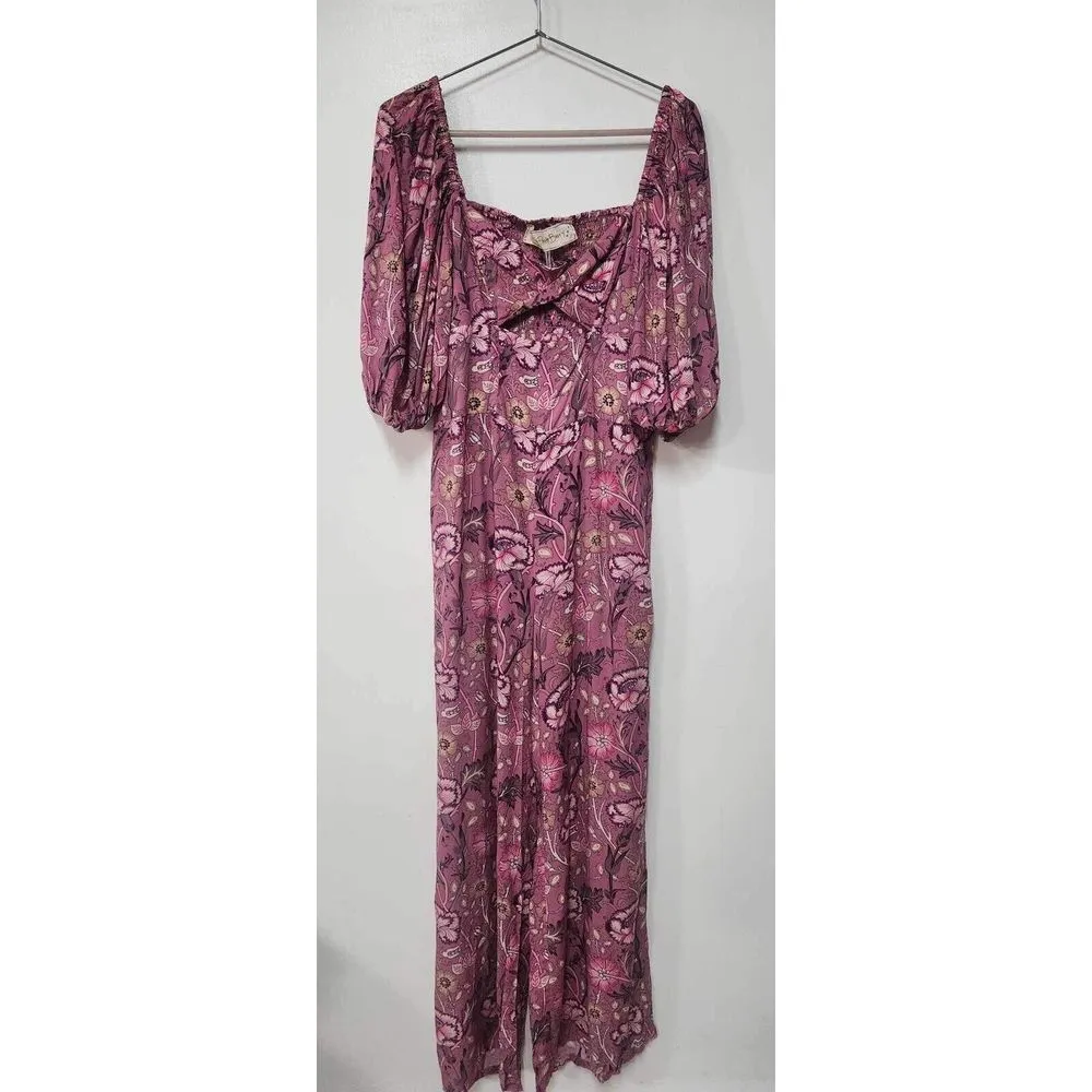 Free People Jen’s Pirate Booty Baroque Highgrove Jumpsuit Size L. A49  A-47 - Image 7