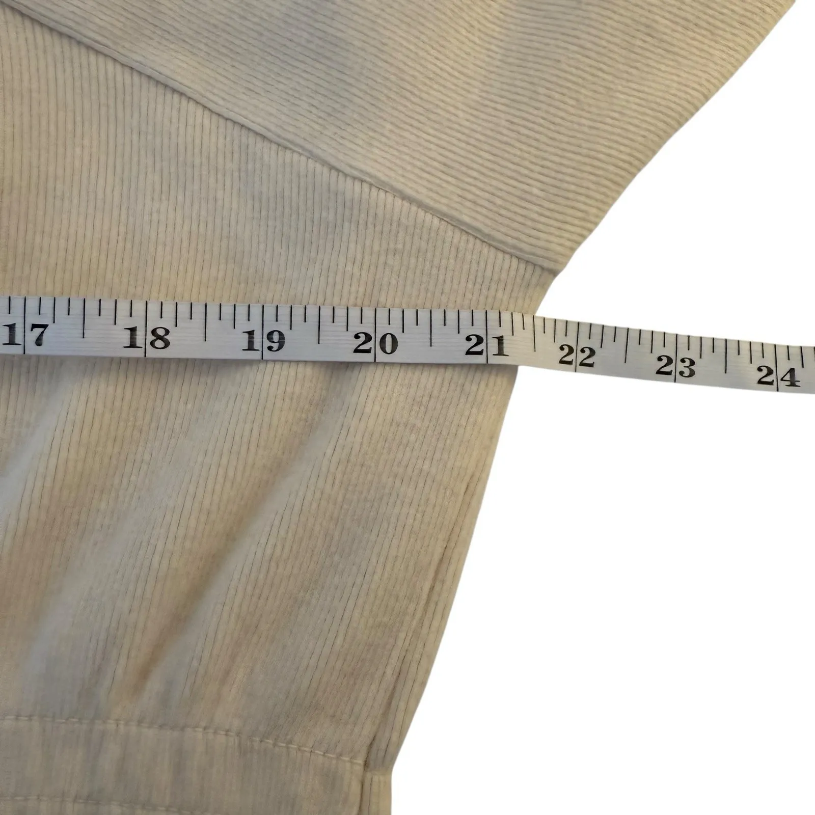 Madewell Plush Square Neck Smocked Blouse XXL Cream Ivory Milkmaid Babydoll Boho - Image 12