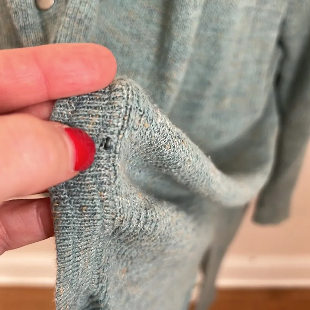 Free People Button Down High Low Cardigan - Image 4