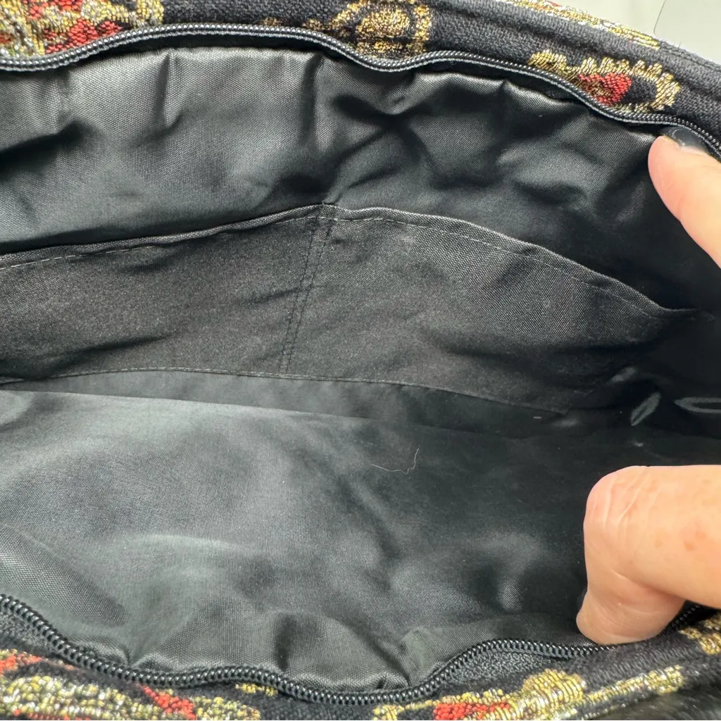 Belly Moden Embroidered Crown Black Tote Bag NWOT - Image 5