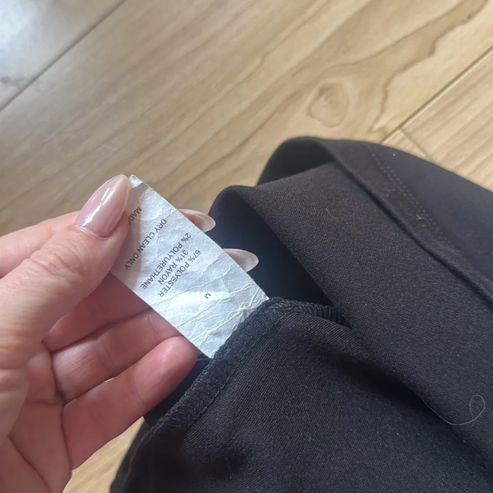 Sur La Cote Black Collard Dress Size M - Image 3