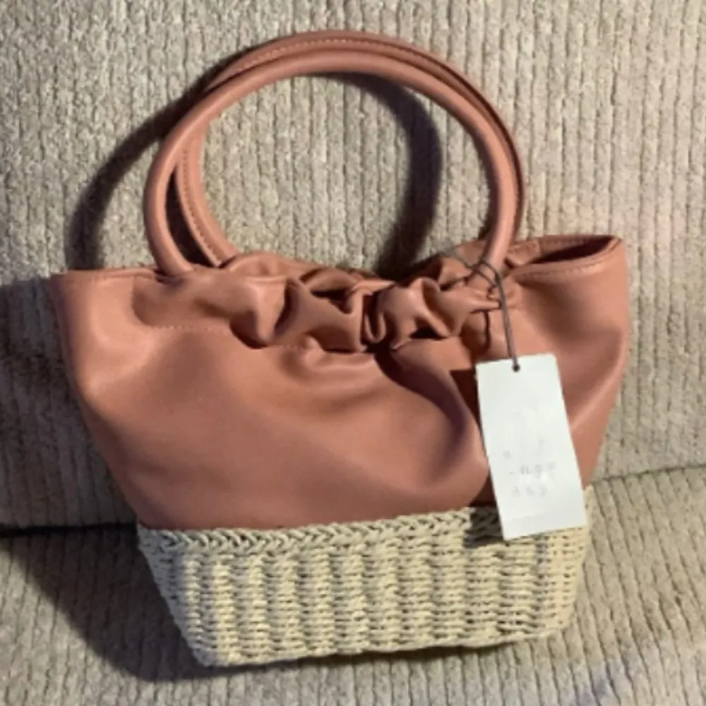 Straw Mini Tote Handbag - A New Day - Image 3