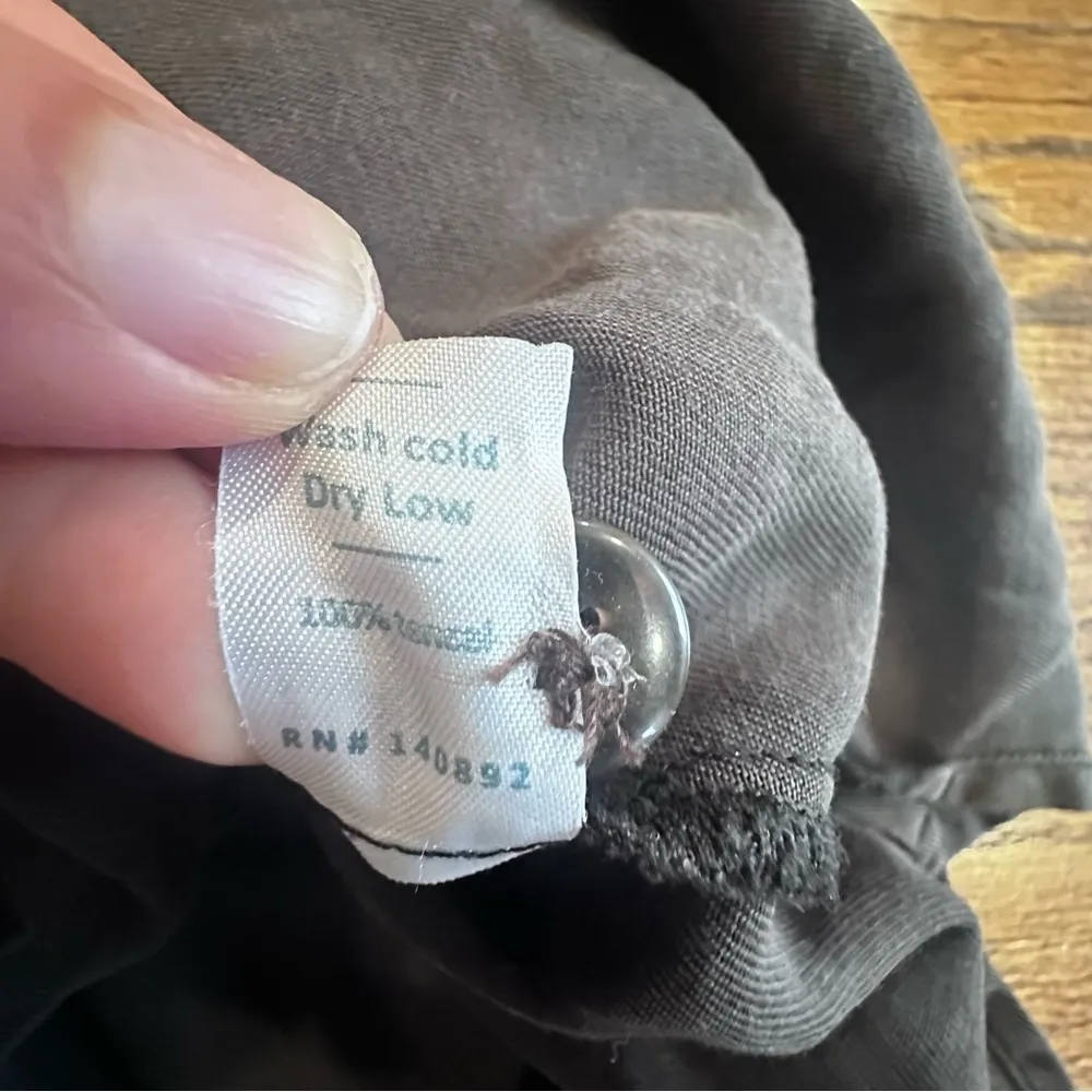 MARINE LAYER Brown Renata Shirt Dress Womens Size Small L0813 - Image 11