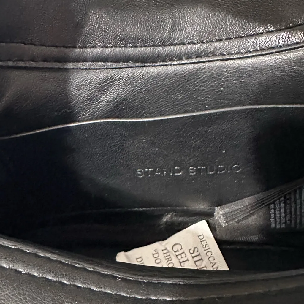 STAND STUDIO Faux Fur Minnie Bag Black - Image 10