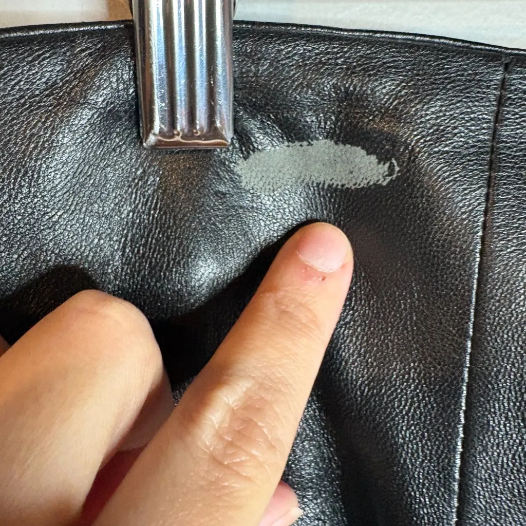 Vtg Wilson's Leather black leather zip up pants - Image 5