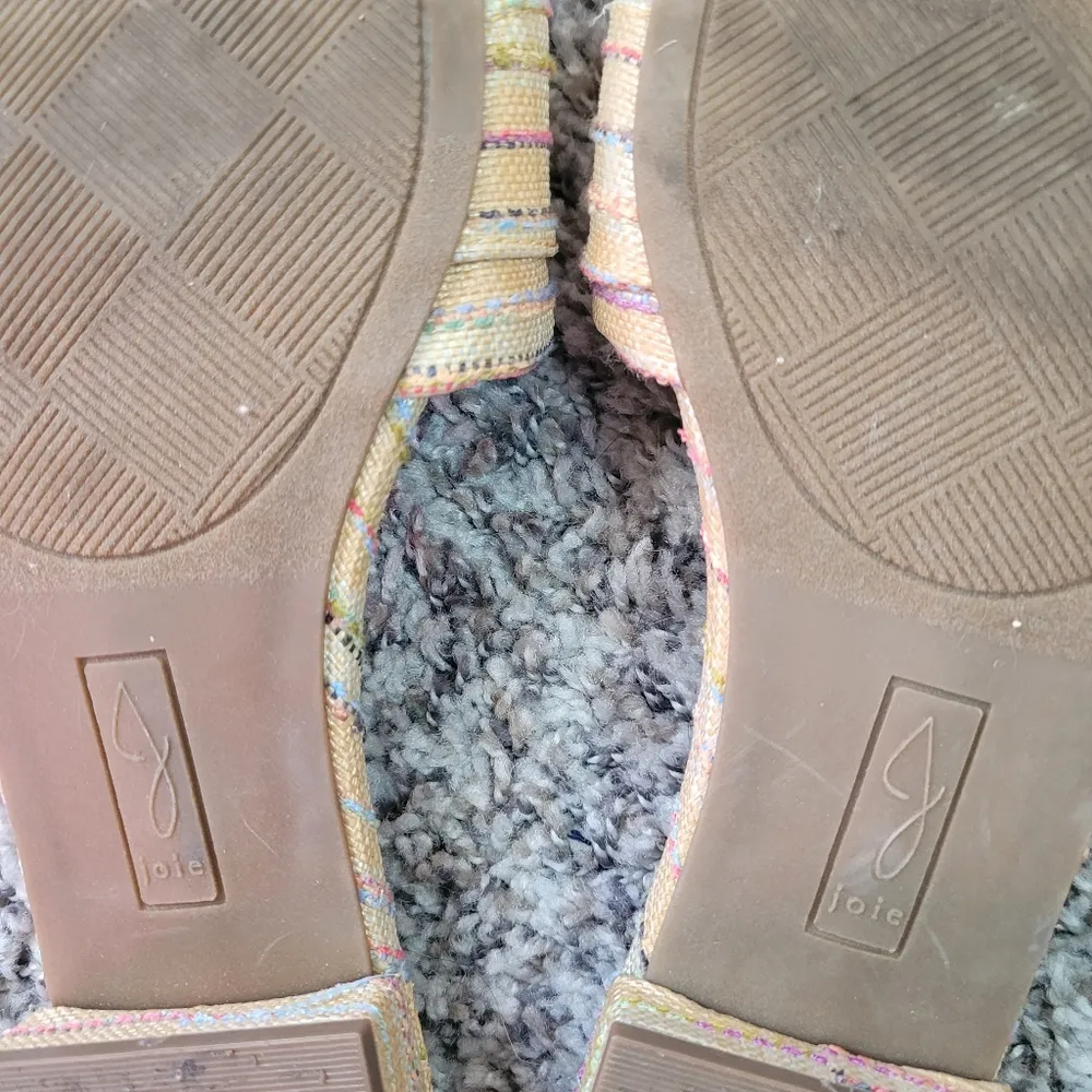 Joie Claire Multicolor Woven Buckle Slide Sandals - Image 7