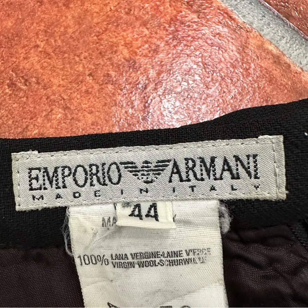 Emporio Armani 100% Virgin Wool Skirt - Image 5