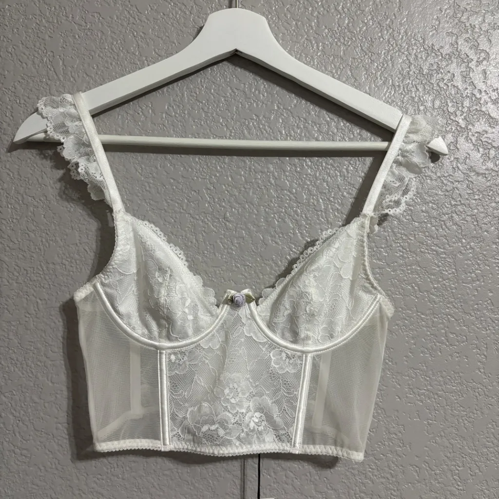 Kat The Label | Nadia Bustier White Size XS - Image 3