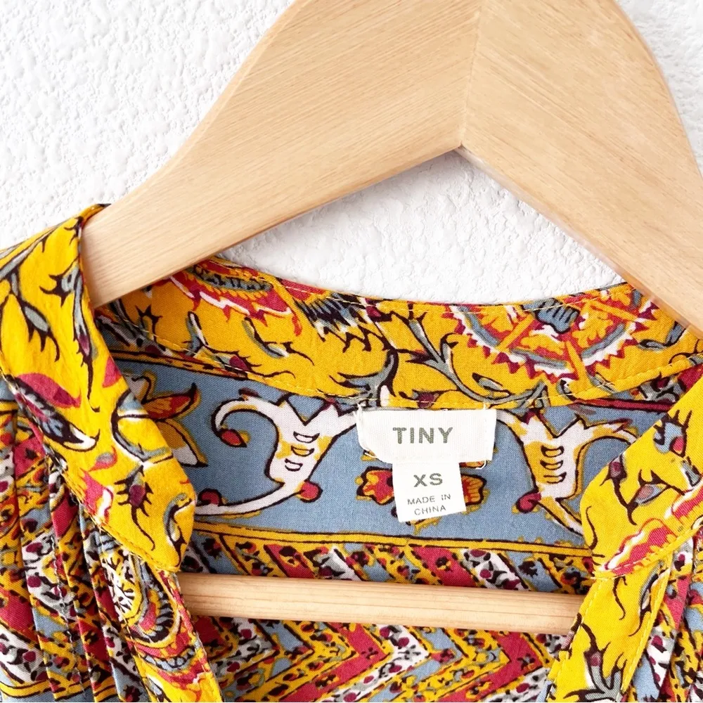 Anthropologie TINY Ismelda Tunic Dress Button Front in Multicolor - Image 3