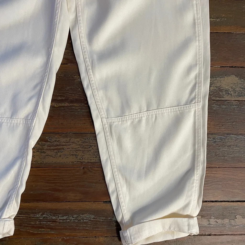 NWT Everlane The Chino in Buttersoft Bone Tencel Curved Barrel Trouses Sz 8 🧡🎀 - Image 10
