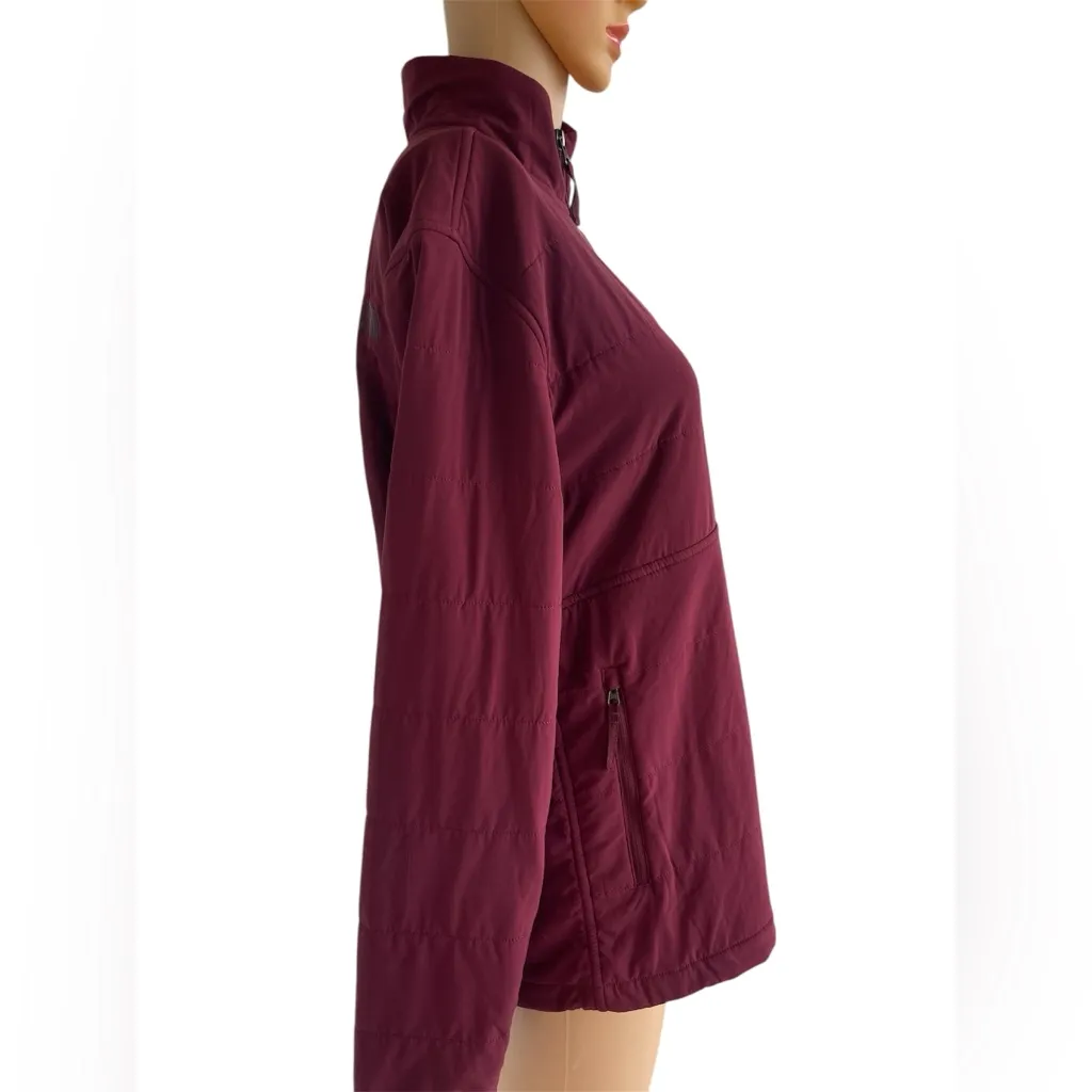The North Face Women's Maroon Puffer Jacket - Image 4
