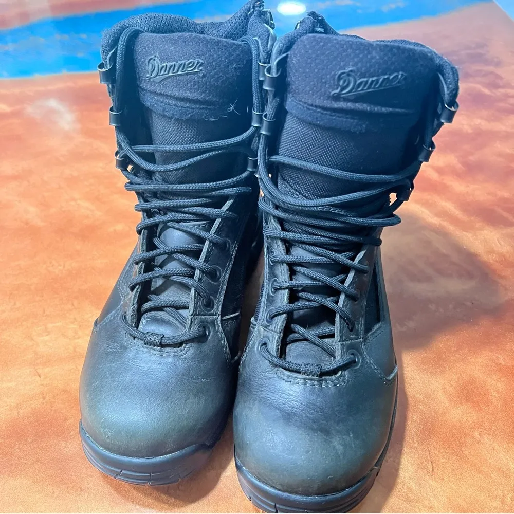 Danner Striker Torrent Gortex 6” Leather Side zip boots size 37 black - Image 5