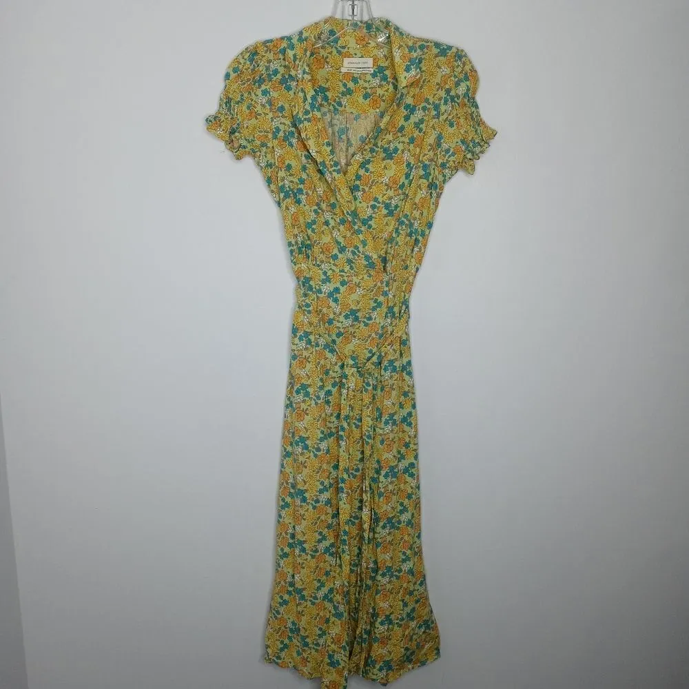 Urban Outfitters Spring Day Midi Wrap Dress In Green - Image 2