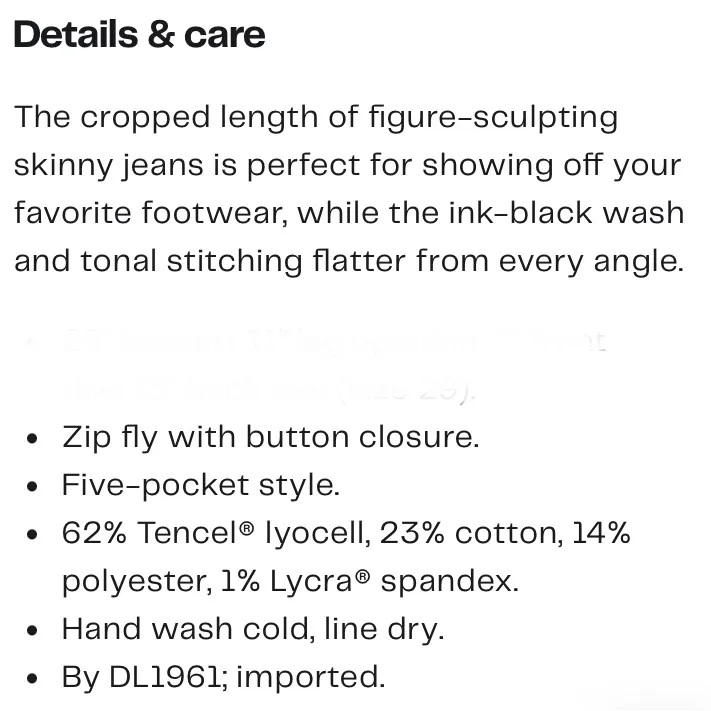 Premium Denim DL1961 smart denim black Florence Jeggings - Image 4