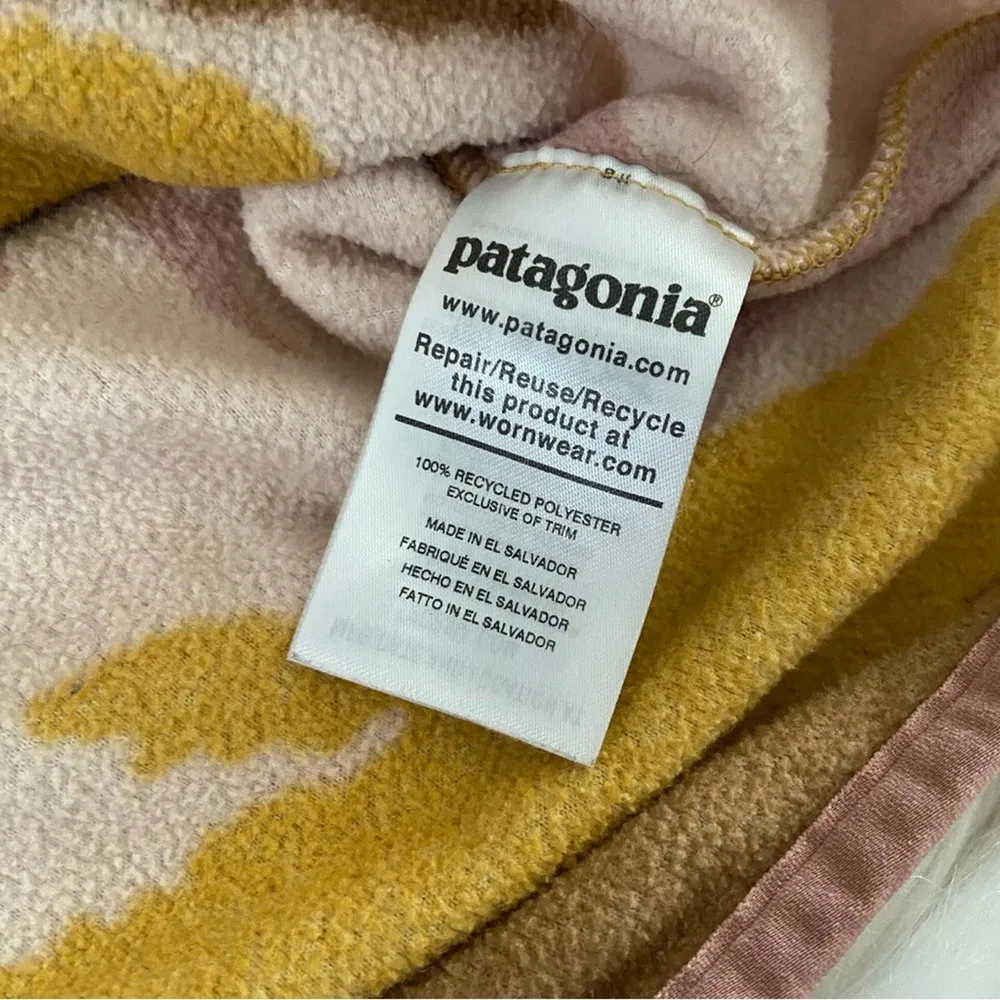 Pink Tan Camo Micro D Snap-T Fleece Pullover in Kansas Sky Buckwheat - Image 10