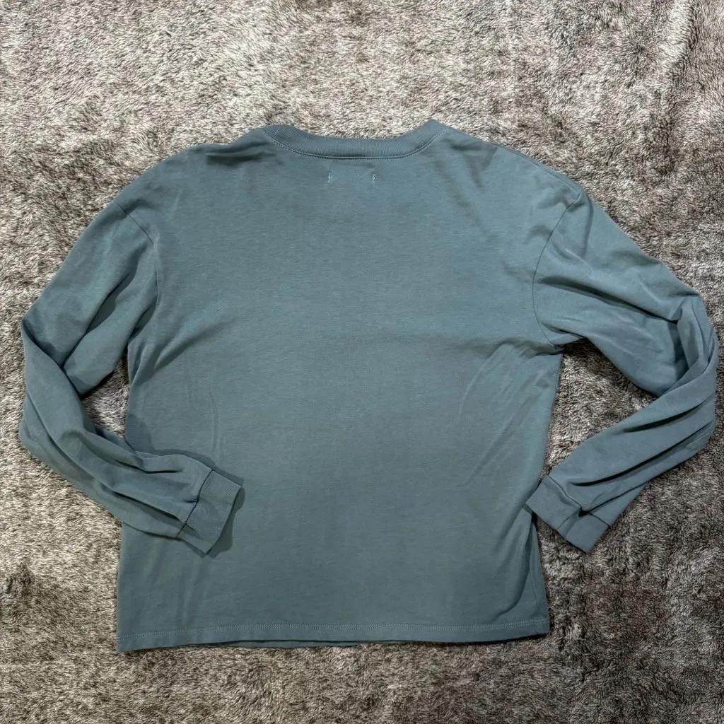 Madewell Supima Cotton Essential Long Sleeve Tee Sz XS - Image 9