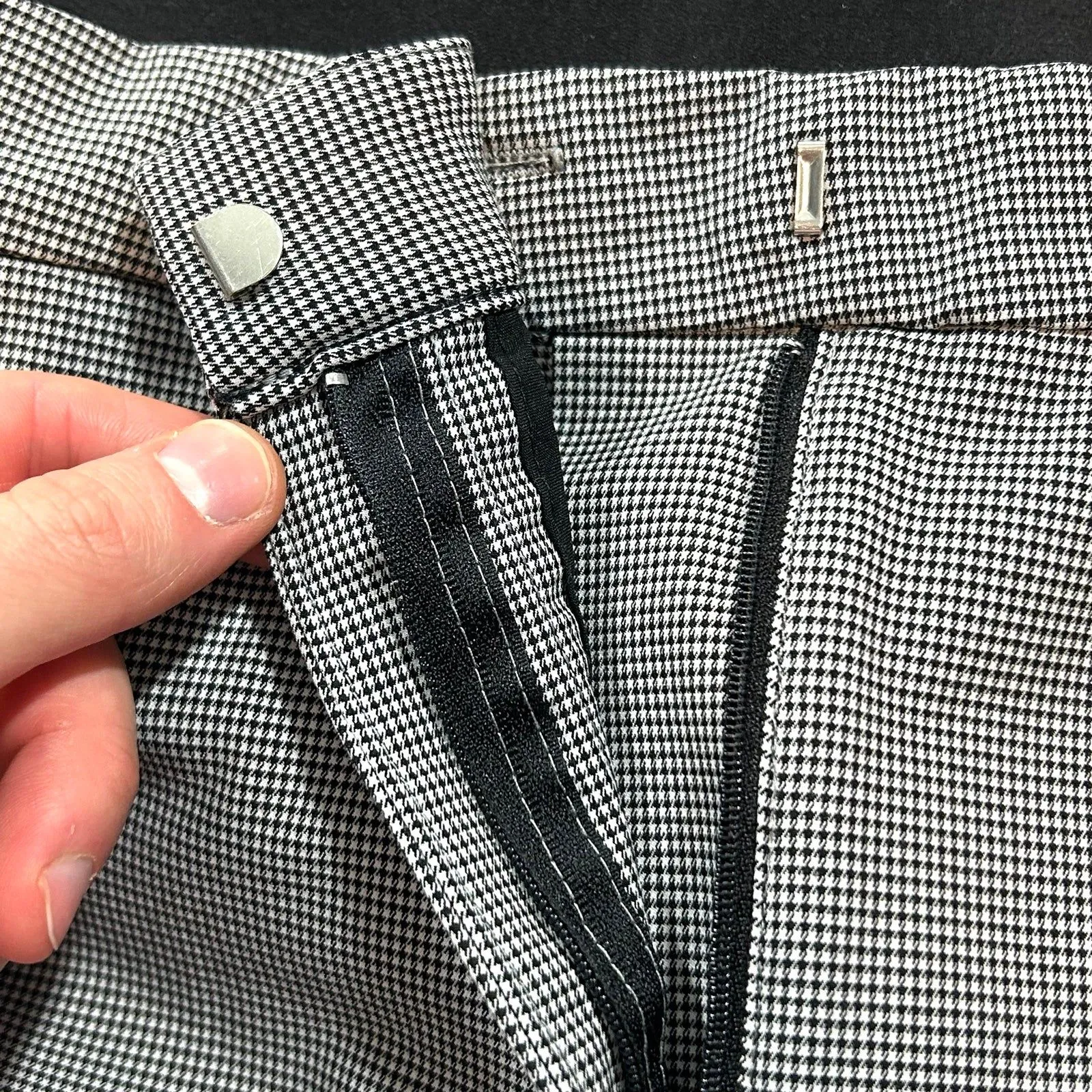 Joie Houndstooth Dress‎ Pants Womens 12 - Image 4