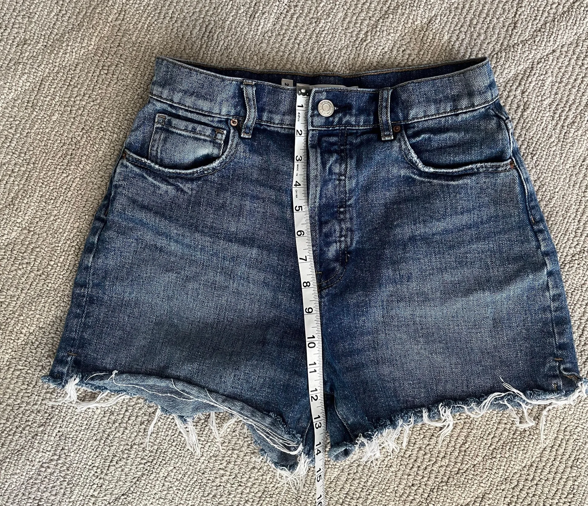 High Rise Icon Jean Shorts - Image 5